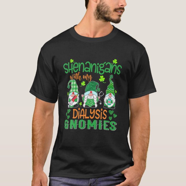 Camiseta Shenanigans Con Mis Gnomías De Diálisis St Patrick (Anverso)