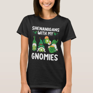 Camiseta Shenanigans Con Mis Gnomías Feliz Santo Patrones D