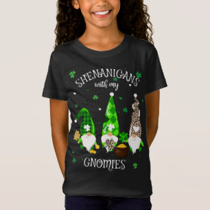 Camiseta Shenanigans con mis gnomies el hogar del Día de Sa