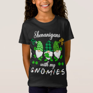 Camiseta Shenanigans con mis gnomies el hogar del Día de Sa