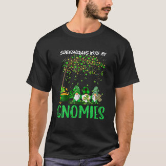 Camiseta Shenanigans con mis gnomies el hogar del Día de Sa