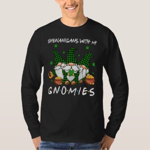 Camiseta Shenanigans con mis gnomies el hogar del Día de Sa