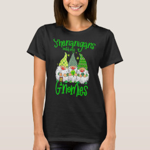 Camiseta Shenanigans Con Mis Gnomies St Patrick S Day Gnome