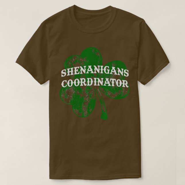 Camiseta Shenanigans Coordinador Shenanigator St Patricks D (Diseño del anverso)