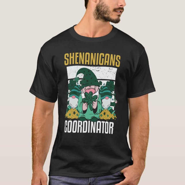 Camiseta Shenanigans Coordinator St Patricks Day Teacher (Anverso)