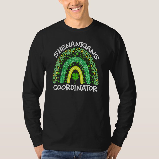 Camiseta Shenanigans Coordinator St Patrick's Day V Neck (Anverso)