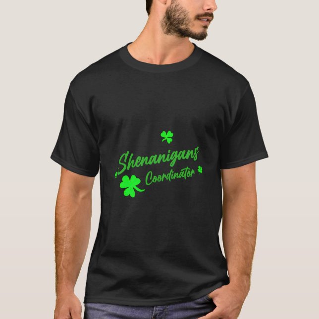 Camiseta Shenanigans Coordinator Teacher St Patrick'S Day (Anverso)