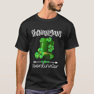 Camiseta Shenanigans Coordinator Teacher St Patrick'S Day