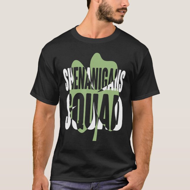 Camiseta Shenanigans Saint Irish Pats St Patrick's Day Sham (Anverso)
