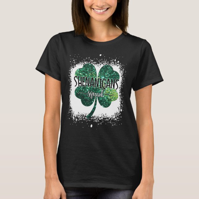 Camiseta Shenanigans Squad Clover Día de San Patricio (Anverso)
