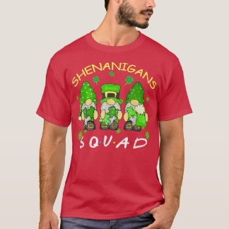 Camiseta Shenanigans Squad de regalos de gnomies del Día de