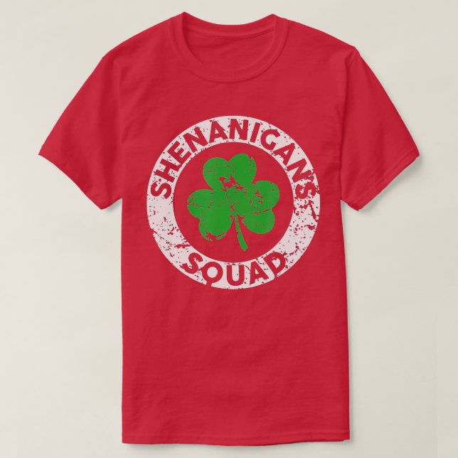Camiseta Shenanigans Squad Funny St (Diseño del anverso)