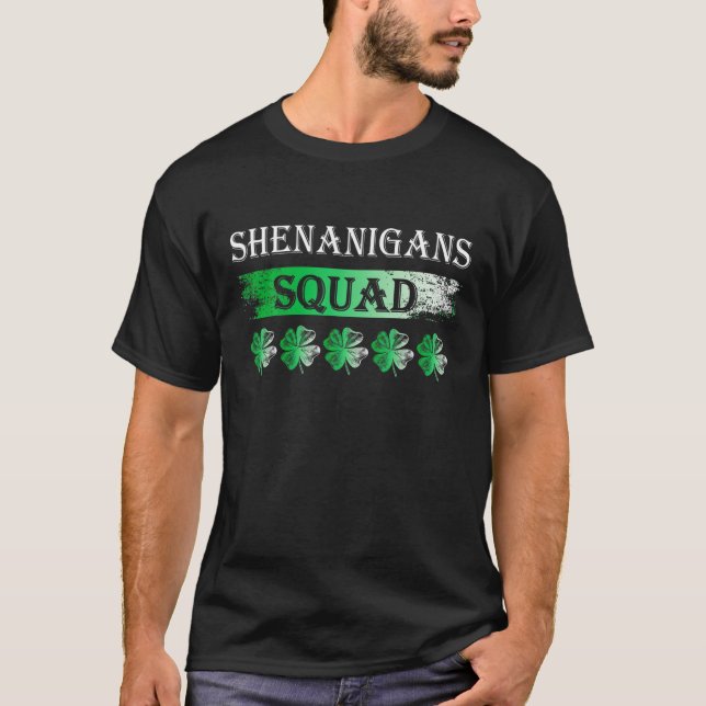 Camiseta Shenanigans Squad Funny St Patricks Day Mateo (Anverso)