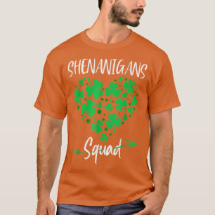 Camiseta Shenanigans Squad Funny St Patricks Day Shamrock H