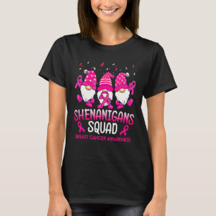 Camiseta Shenanigans Squad Gnomes Cáncer de Mama de Cinta R