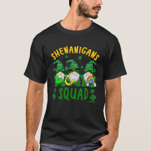 Camiseta Shenanigans Squad Gnomes Green Orgulloso Irlandés 