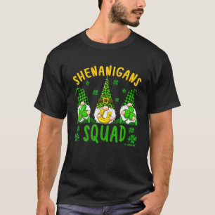 Camiseta Shenanigans Squad Gnomes Green Orgulloso Irlandés 