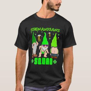 Camiseta Shenanigans Squad Grunny Gnomes Con Cerveza St Pat