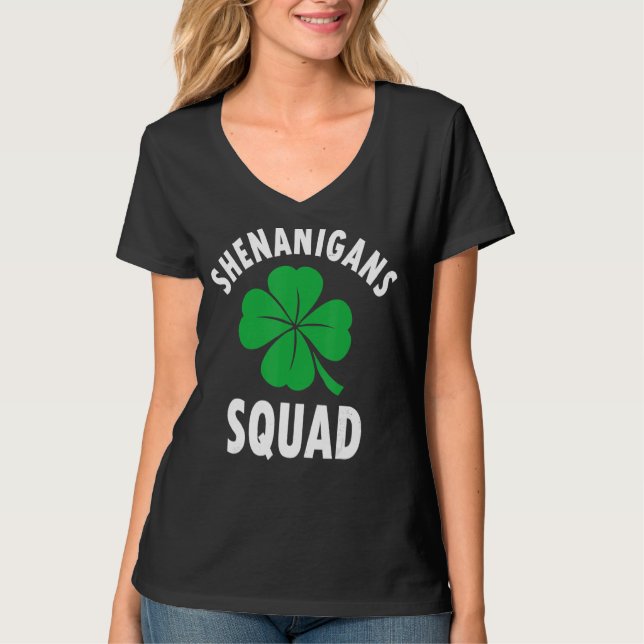 Camiseta Shenanigans Squad Irish Funny Happy Saint Patrick (Anverso)