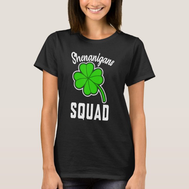Camiseta Shenanigans Squad Irish Funny Saint Patricks Day (Anverso)