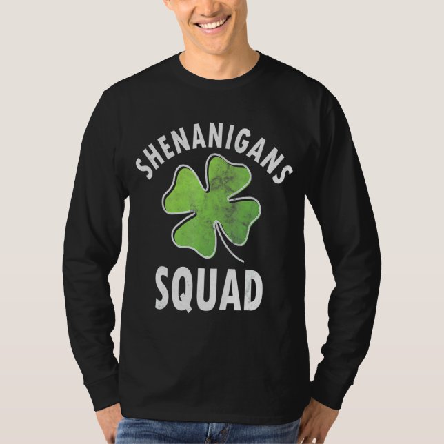 Camiseta Shenanigans Squad Irish Funny Saint Patricks Day (Anverso)