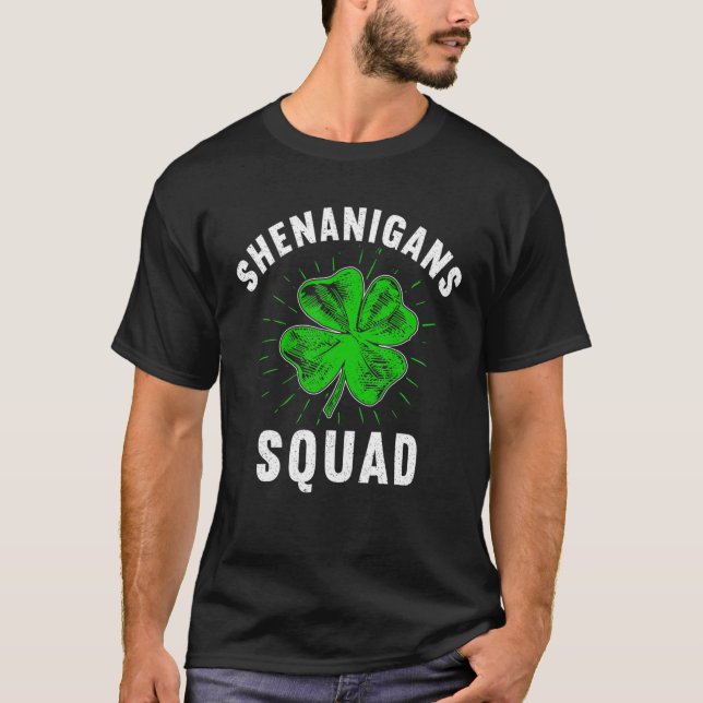Camiseta Shenanigans Squad Irish Funny Saint Patricks Day (Anverso)
