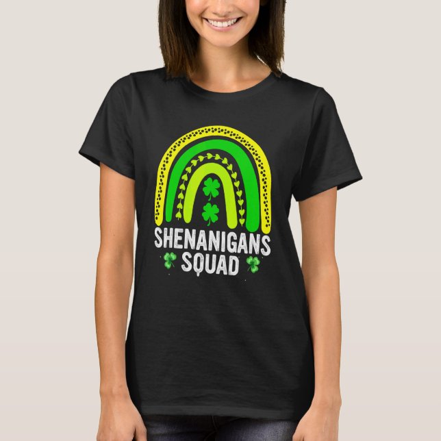 Camiseta Shenanigans Squad Irish Funny St Patricks Day (Anverso)