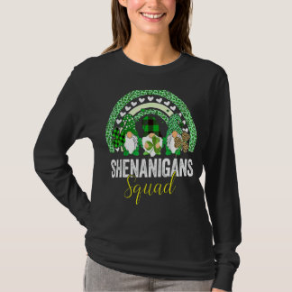 Camiseta Shenanigans Squad Irish Gnomes Rainbow St Patrick