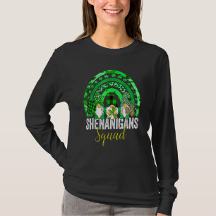 Camiseta Shenanigans Squad Irish Gnomes Rainbow St Patrick