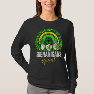 Camiseta Shenanigans Squad Irish Gnomes Rainbow St Patrick