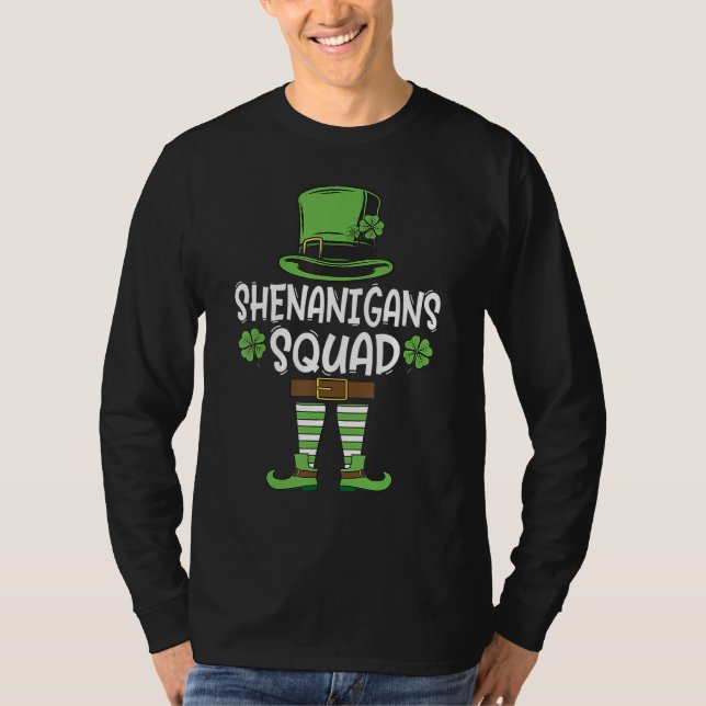 Camiseta Shenanigans Squad Irish Shirt Funny Saint Patricks (Anverso)