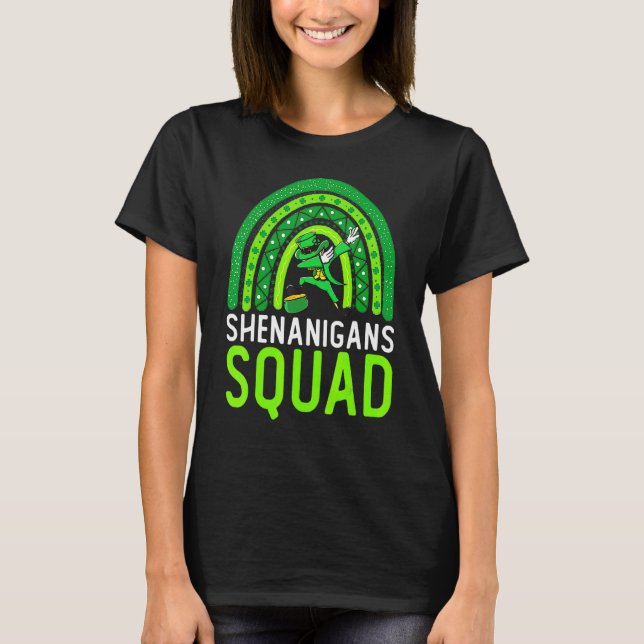 Camiseta Shenanigans Squad Irlandés Funny Saint Patrick's D (Anverso)