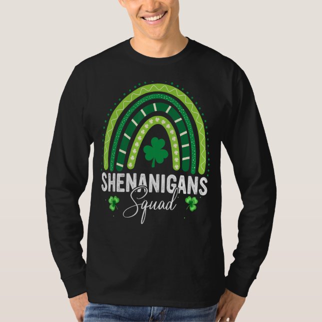 Camiseta Shenanigans Squad Irlandés Funny St Patrick S Day (Anverso)
