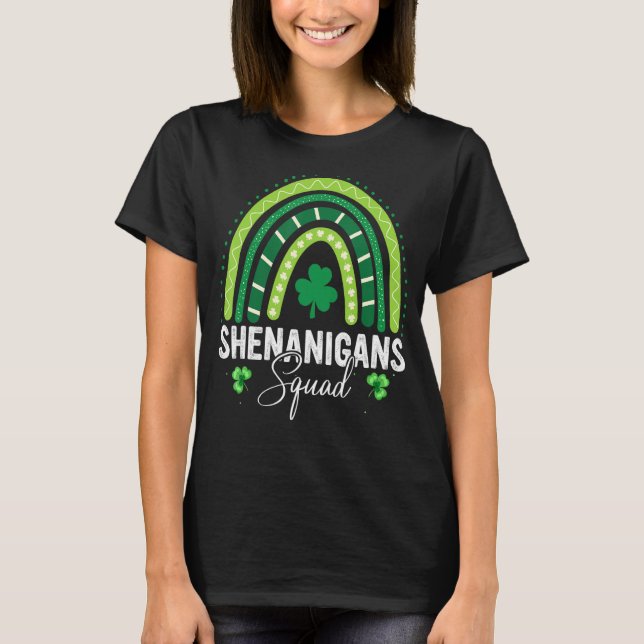 Camiseta Shenanigans Squad Irlandés Funny St Patrick S Day (Anverso)