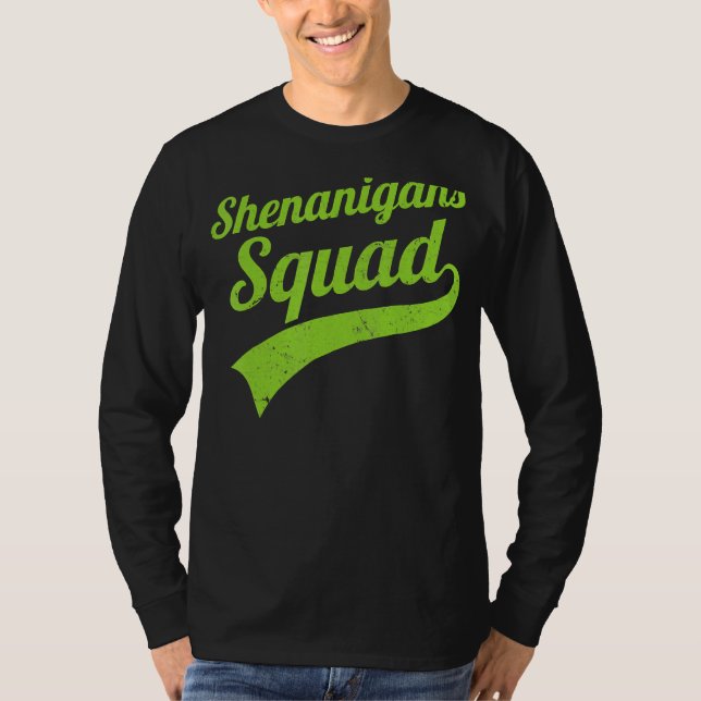 Camiseta Shenanigans Squad St Patrick S Day (Anverso)