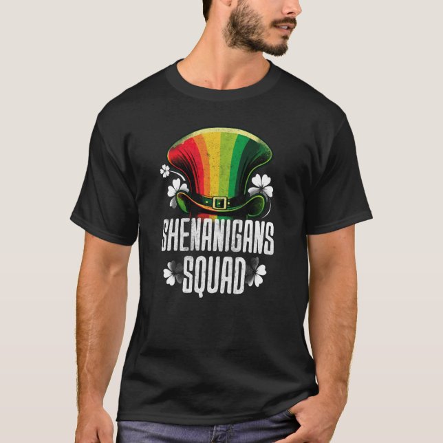 Camiseta Shenanigans Squad St Patricks C Leaf (Anverso)
