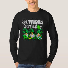 Camiseta Shenanigans Squad St Patricks Day Gnomes Family