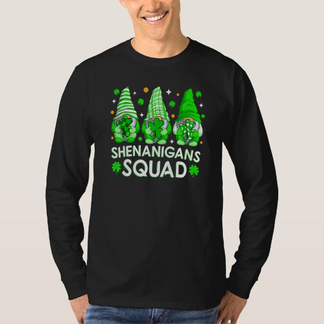 Camiseta Shenanigans Squad St Patrick's Day Gnomes Gnomies  (Anverso)