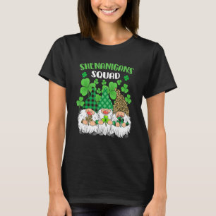 Camiseta Shenanigans Squad St Patricks Day Gnomes Green Pro