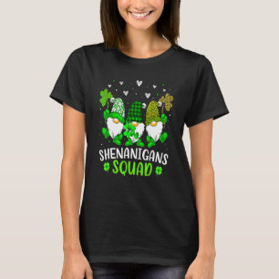 Camiseta Shenanigans Squad St Patricks Day Gnomes Green Pro