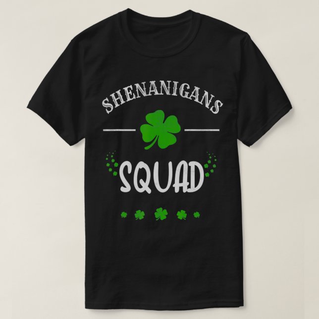 Camiseta Shenanigans Squad St Patricks Day Gnomes Green Pro (Diseño del anverso)