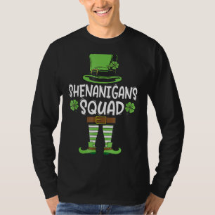 Camiseta Shenanigans Squad St Patricks Day Gnomes Green Pro