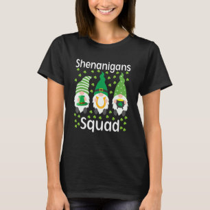Camiseta Shenanigans Squad St Patricks Day Gnomes Green Pro