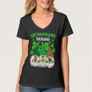 Camiseta Shenanigans Squad St Patricks Day Gnomes Green Pro