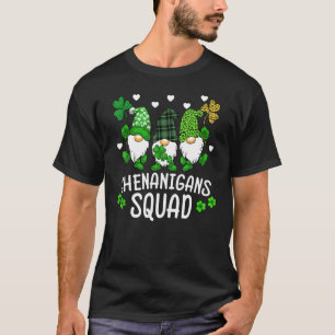 Camiseta Shenanigans Squad St Patricks Day Gnomes Green Pro
