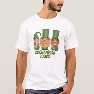 Camiseta Shenanigans Squad St Patricks Day Gnomes Green Pro