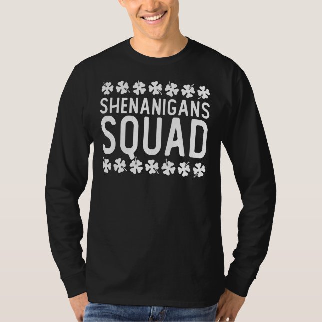 Camiseta Shenanigans Squad St Patricks Day Gnomes Green Pro (Anverso)
