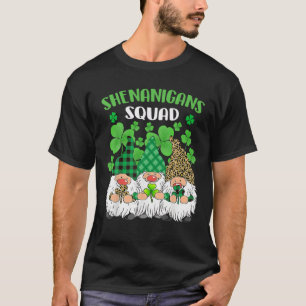 Camiseta Shenanigans Squad St Patricks Day Gnomes Green Pro