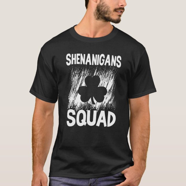 Camiseta Shenanigans Squad St Patricks Day Molestias Irland (Anverso)