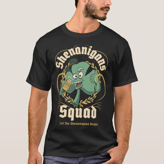 Camiseta Shenanigans Squad St Patricks Día de Bebida C (Anverso)